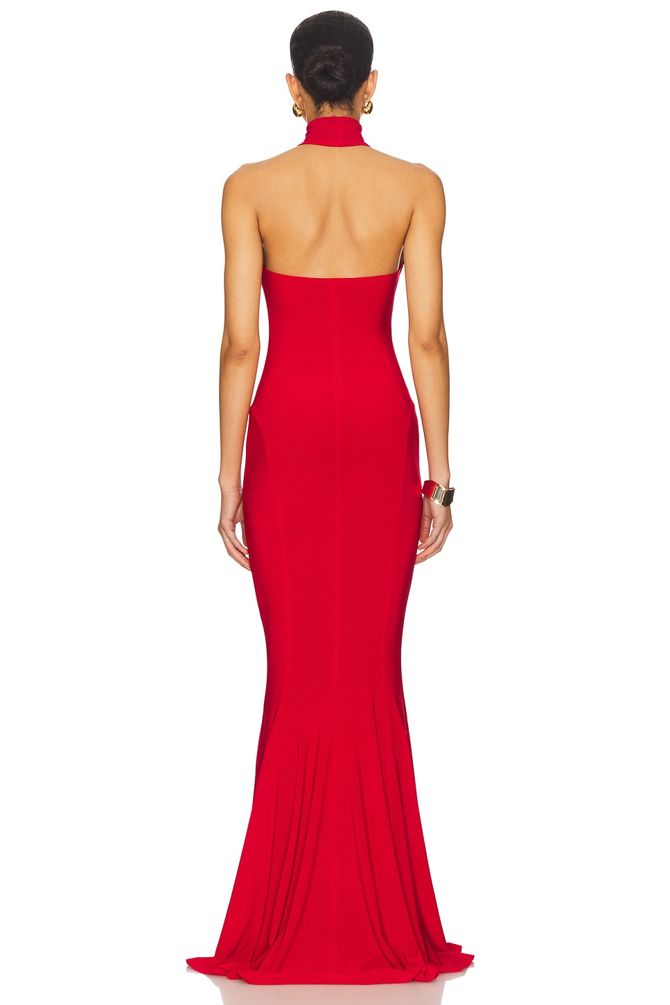 x REVOLVE Halter Turtle Fishtail Gown