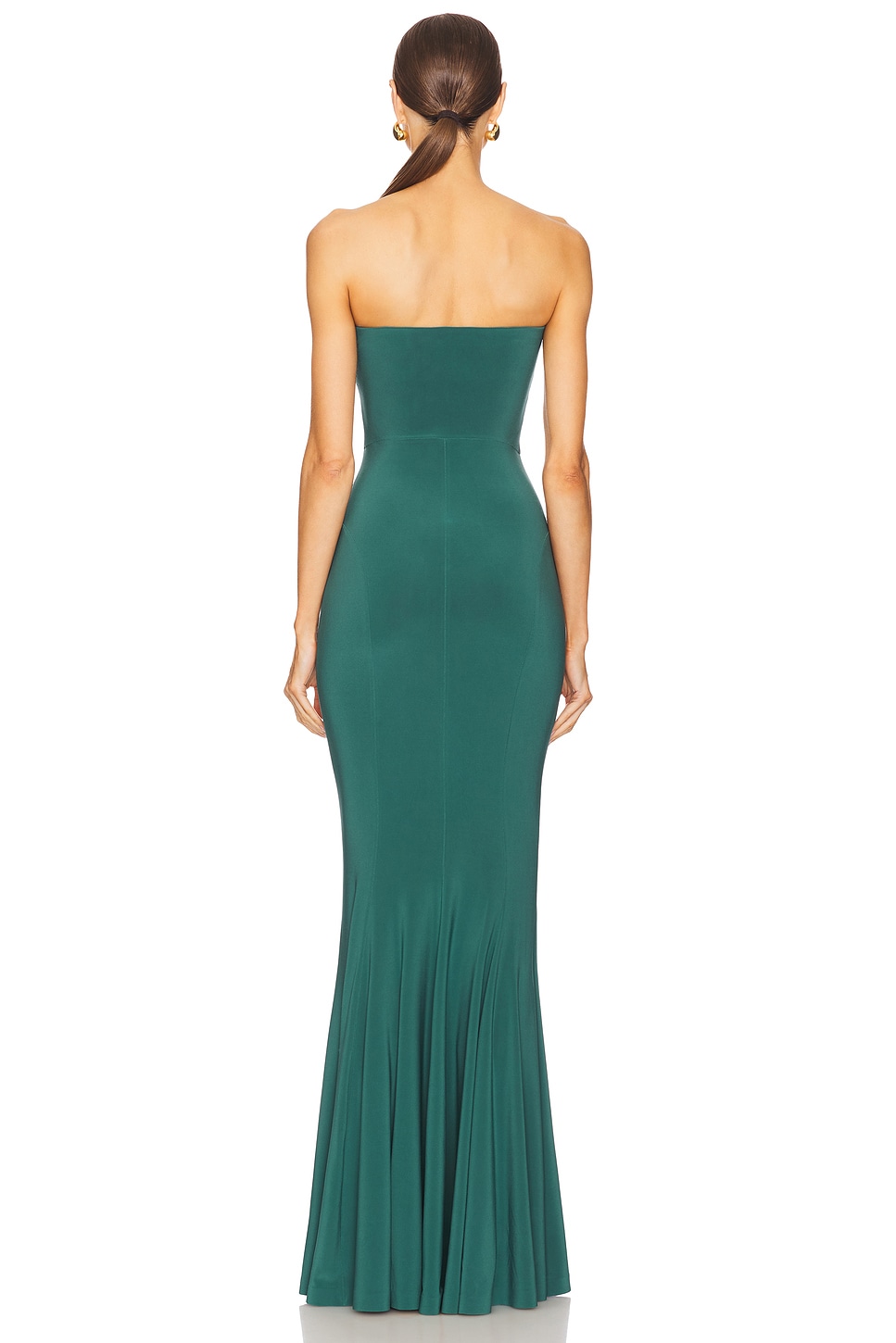 x REVOLVE Strapless Fishtail Gown