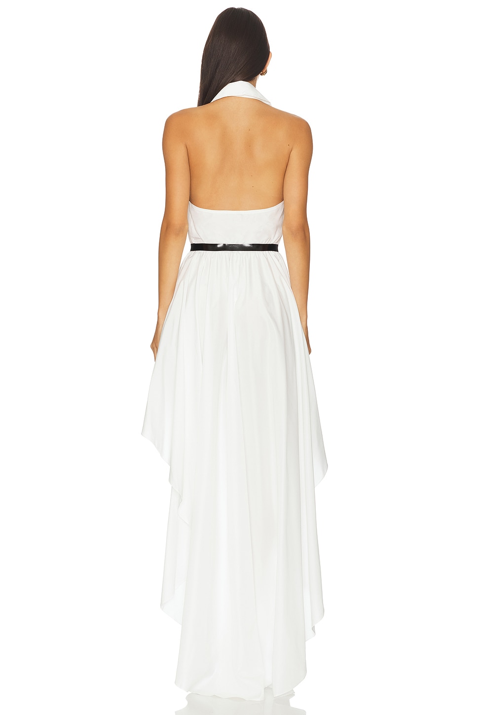 Norma Kamali Hi Low Halter Dress