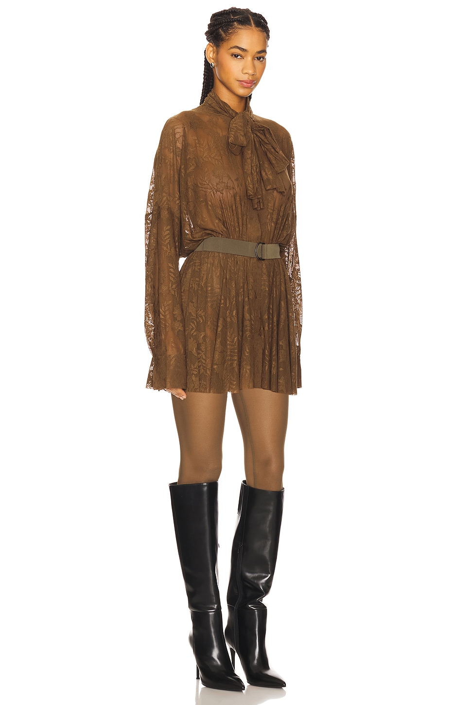 Norma Kamali x REVOLVE X Revolve Super Oversized Boyfriend Shirt Flared ...