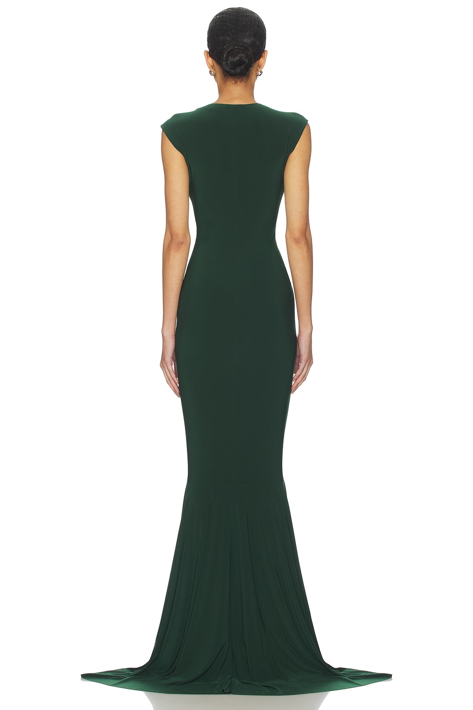emerald green dress with white heels Emerald Mini Slip Dress main image 0