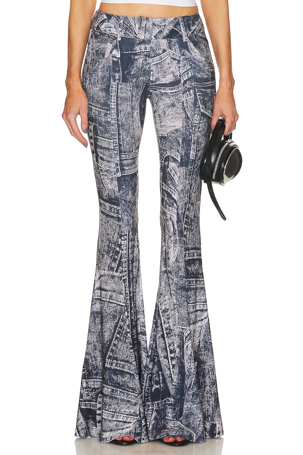 Norma Kamali Fishtail Jean