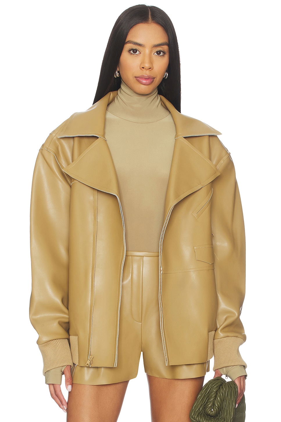 Oversized Moto Jacket - thumbnail 2