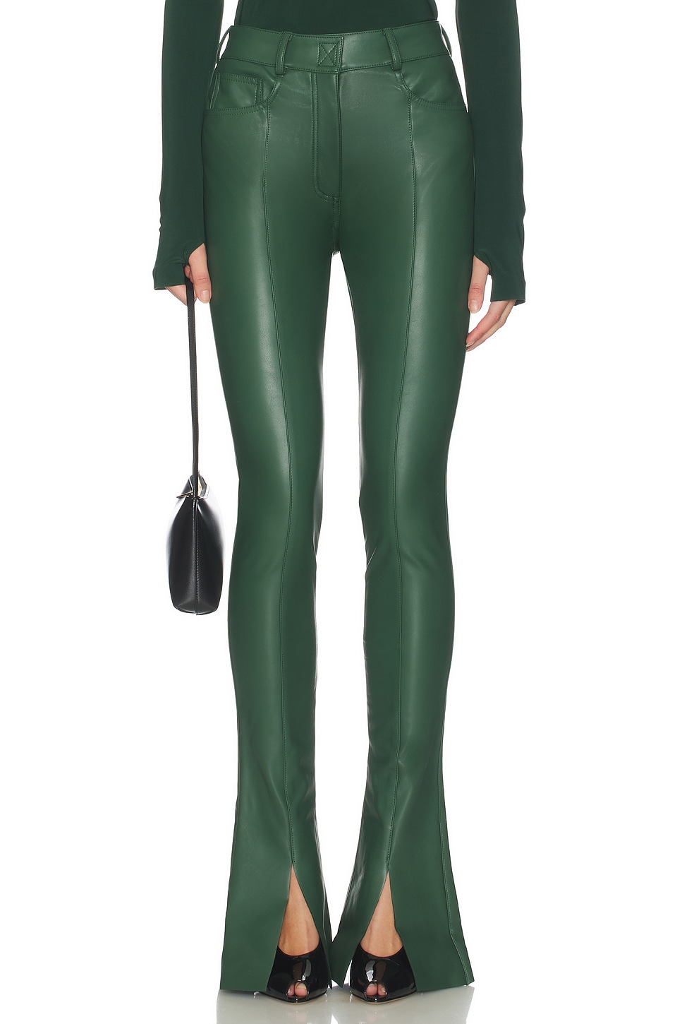 Norma Kamali Spat Jeans