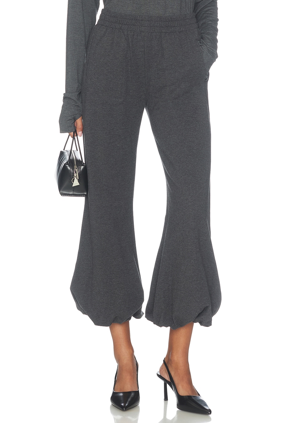 Norma Kamali Boyfriend Puff Jog Pant