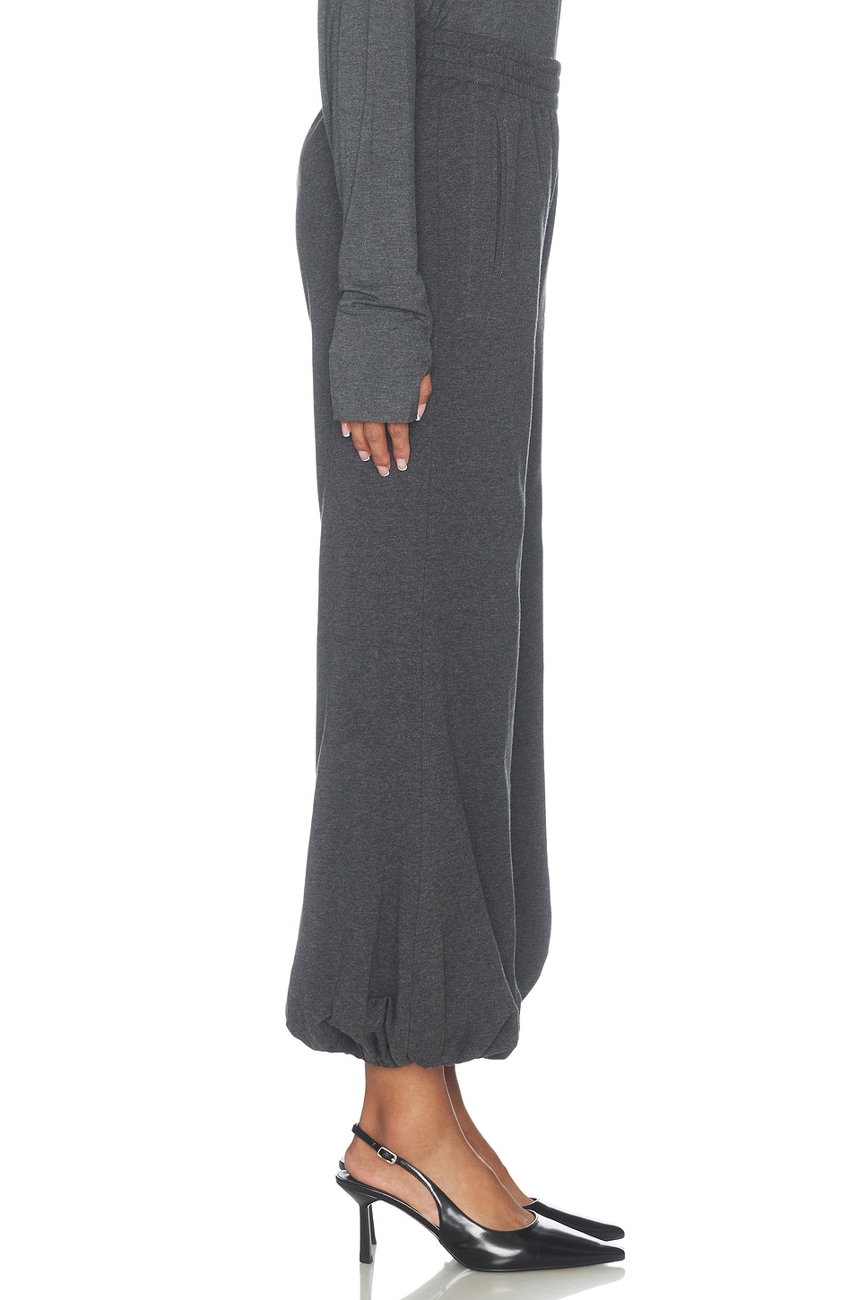 Norma Kamali Boyfriend Puff Jog Pant