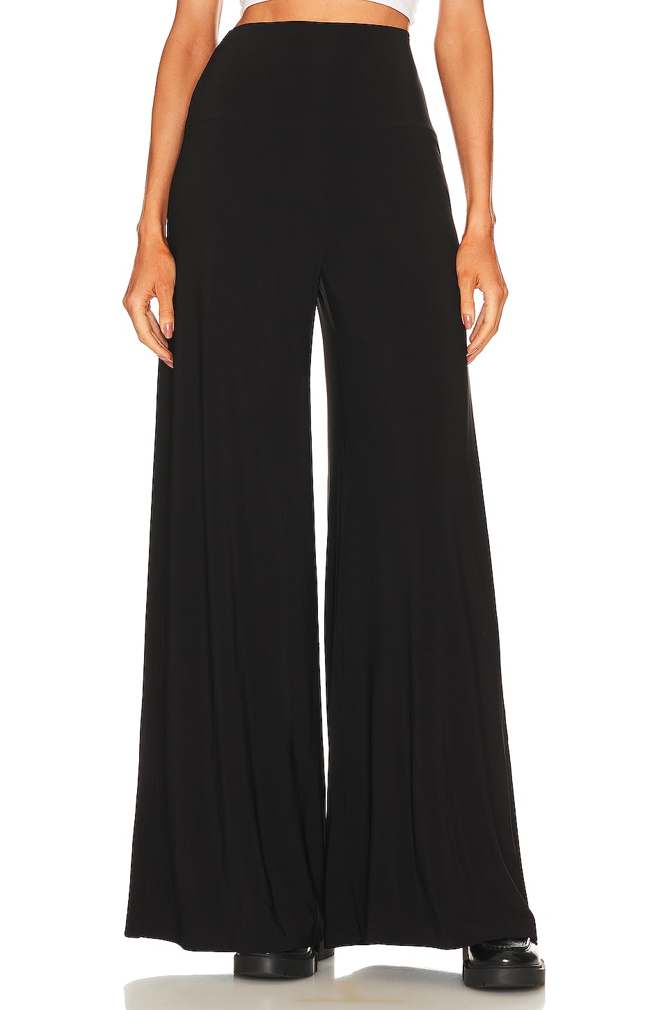 Norma Kamali Elephant Pant in Black | REVOLVE