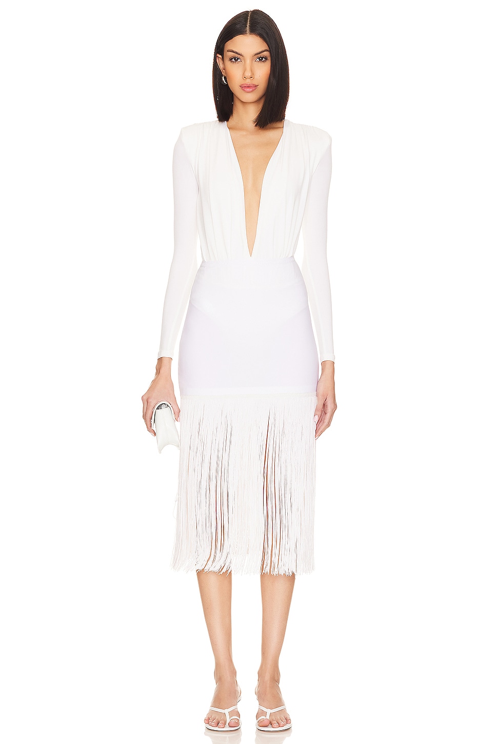 x REVOLVE Fringe Mini Skirt