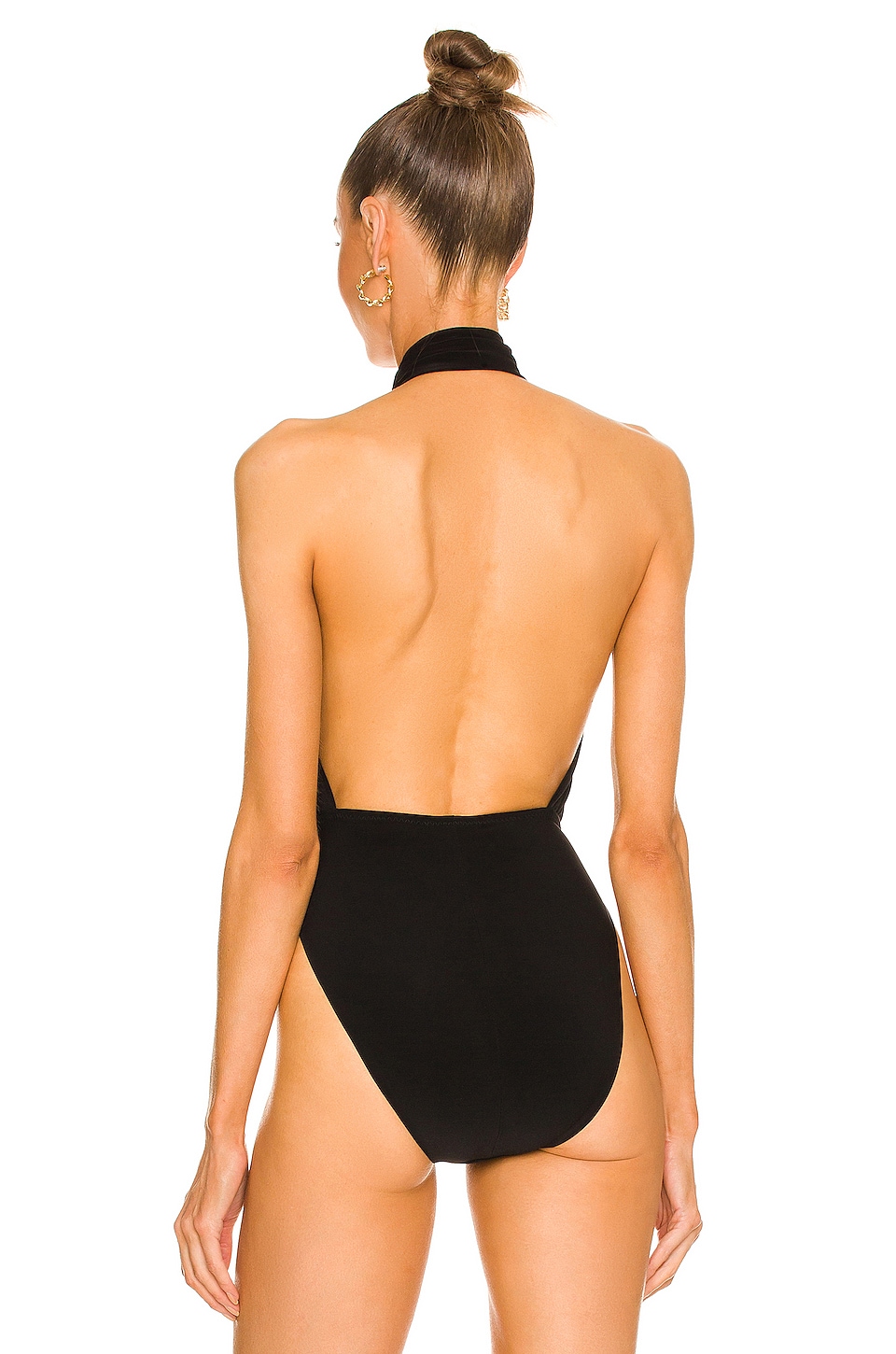 Norma Kamali Cross Halter Bodysuit thumbnail
