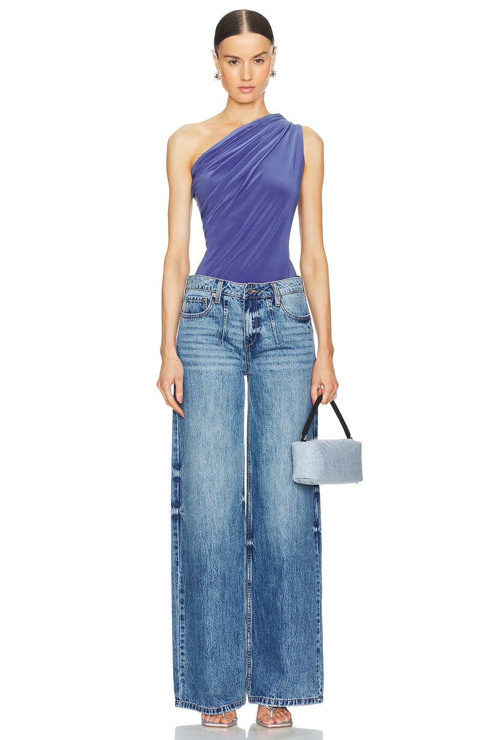 Norma Kamali 上裝於Military Blue | REVOLVE