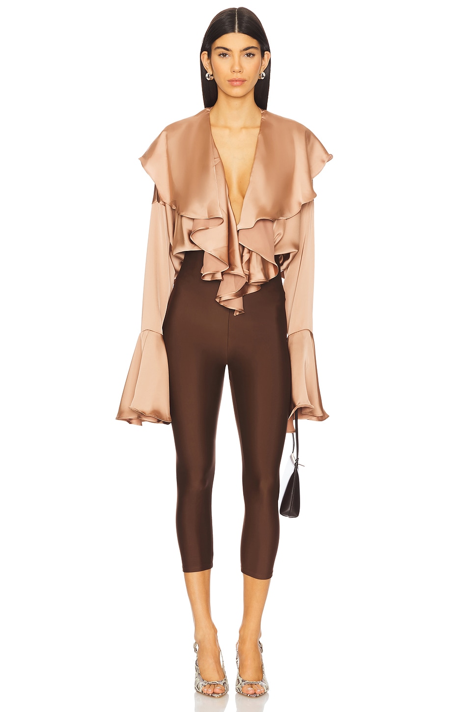 Long Sleeve Ruffle Bodysuit