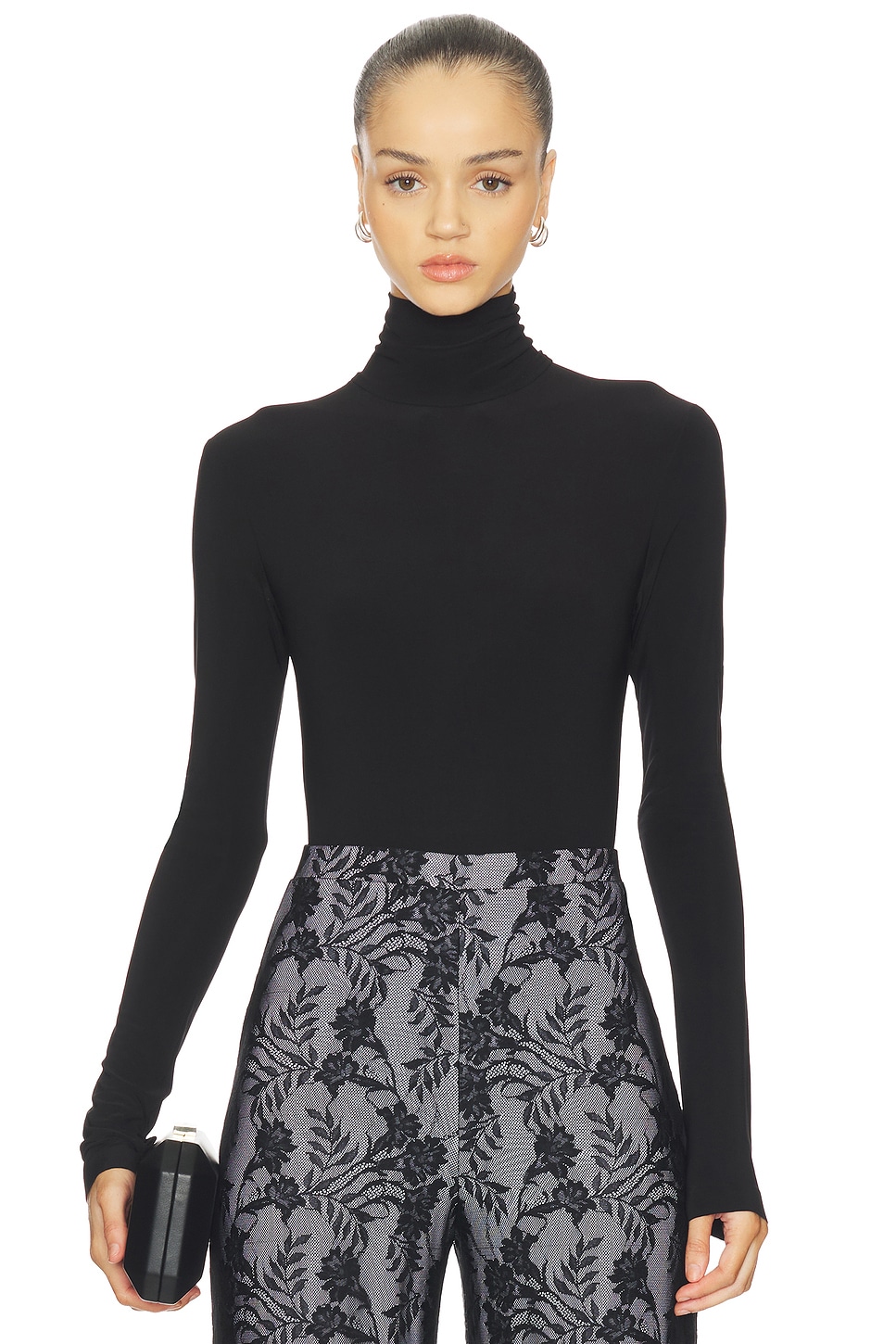 Long Sleeve Turtleneck Bodysuit - thumbnail 2