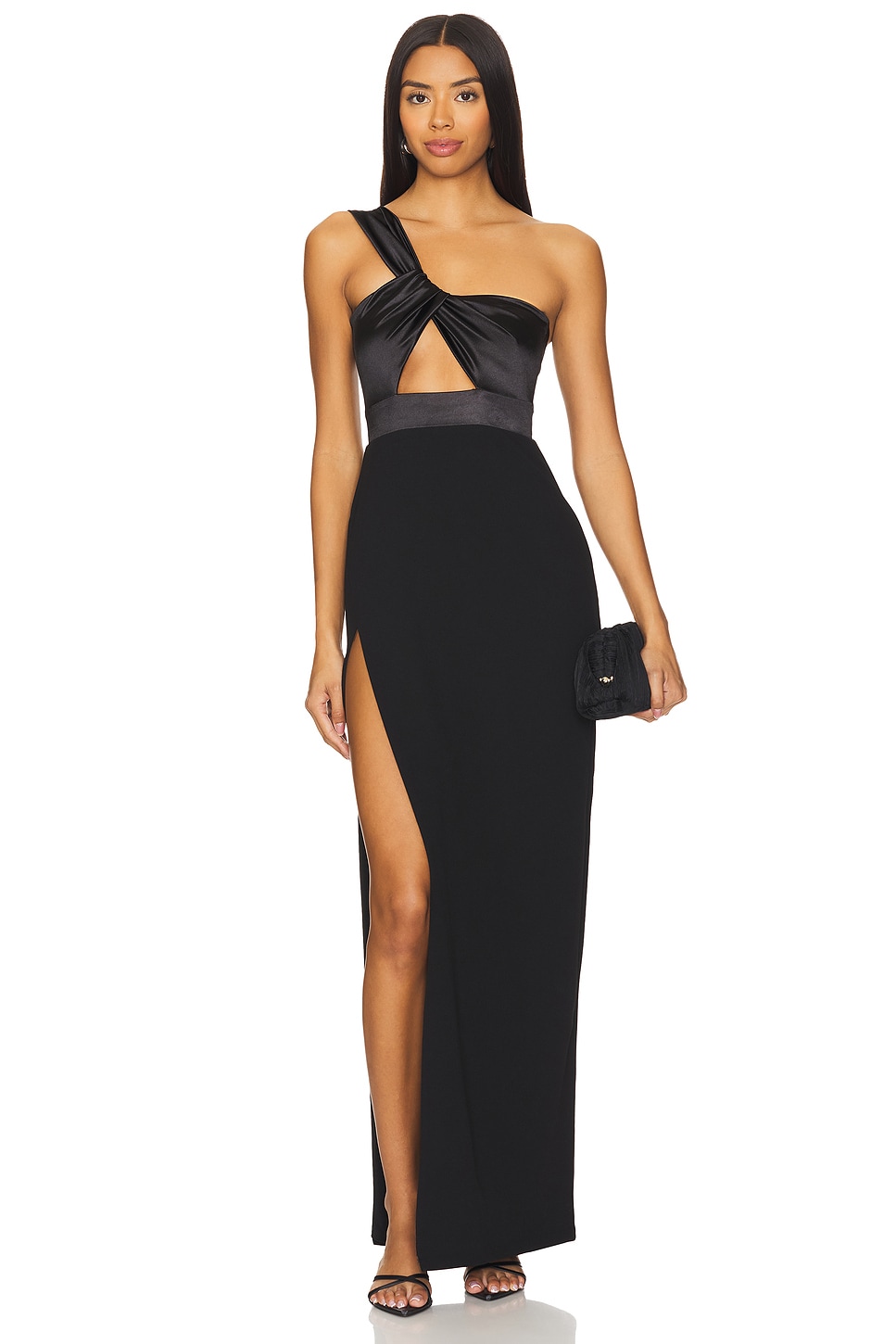 Renaissance One Shoulder Maxi Dress