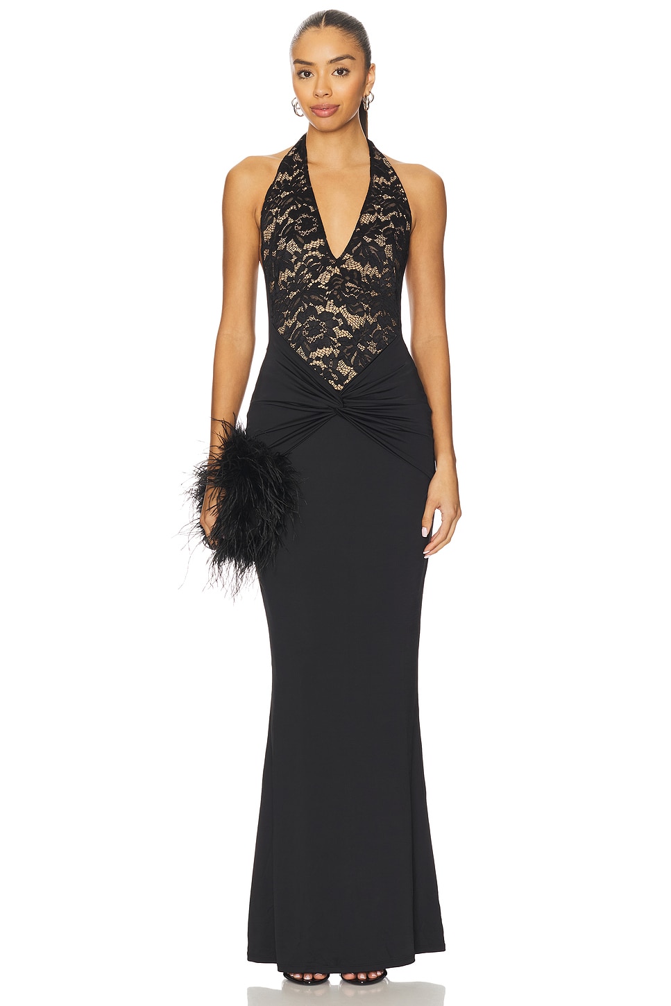 polka dot halter top dress Betina Halter Dress