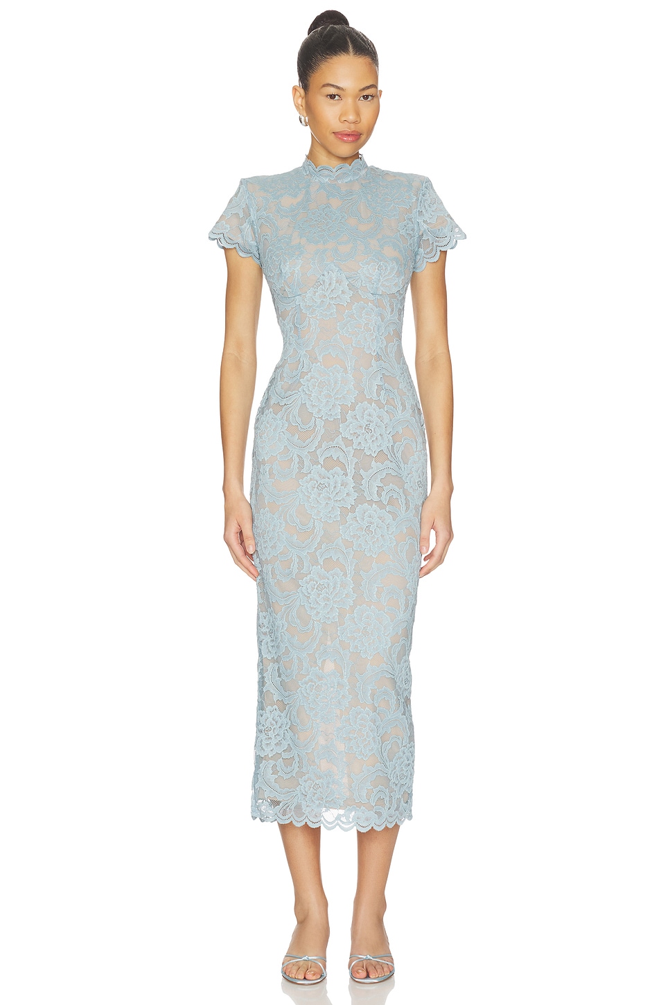 Nookie Alessia Midi Dress in Blue | REVOLVE