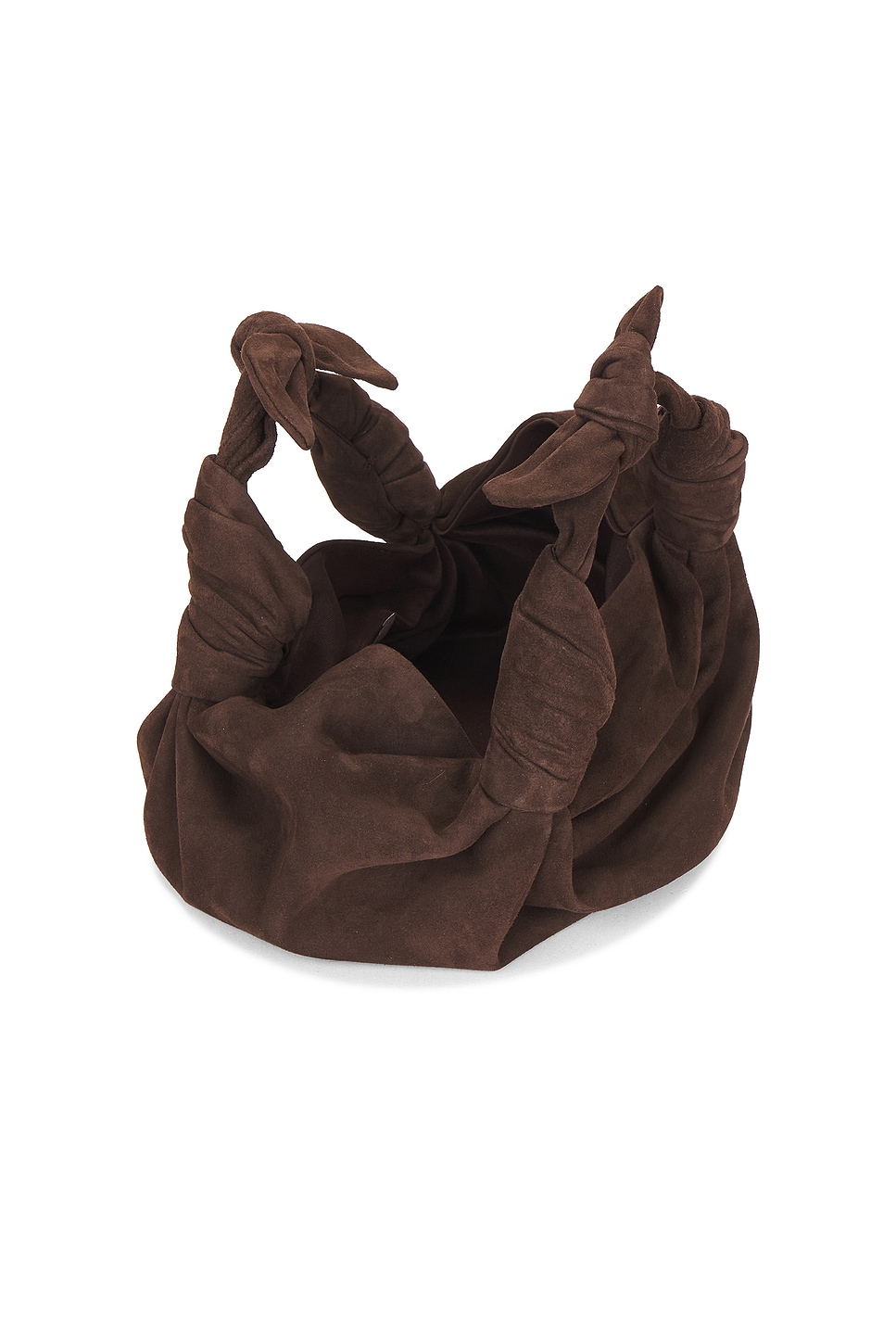 Suede Knot Bag