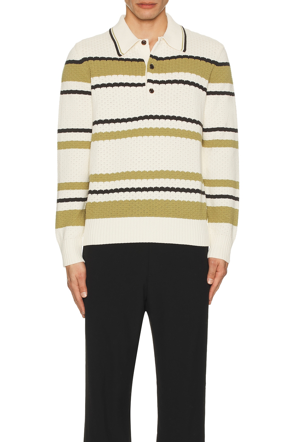 Alfie Polo Sweater - Thumbnail 3