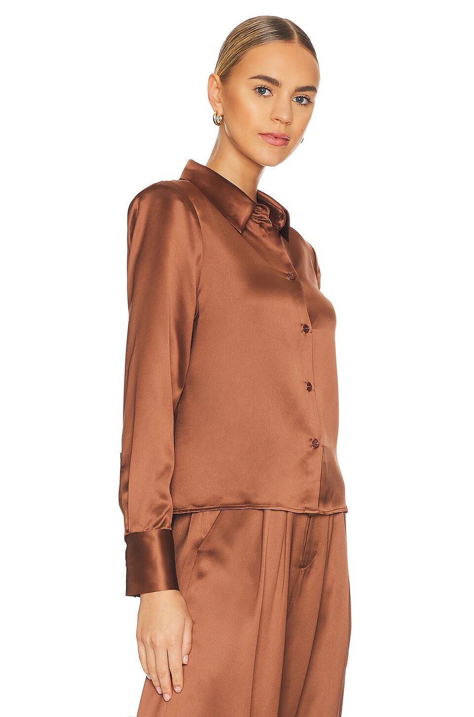 NONchalant Label Tegan Blouse in Brown