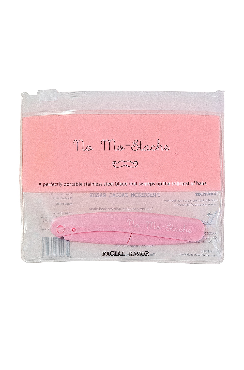 Shop No Mo-stache Facial Razor In Pink