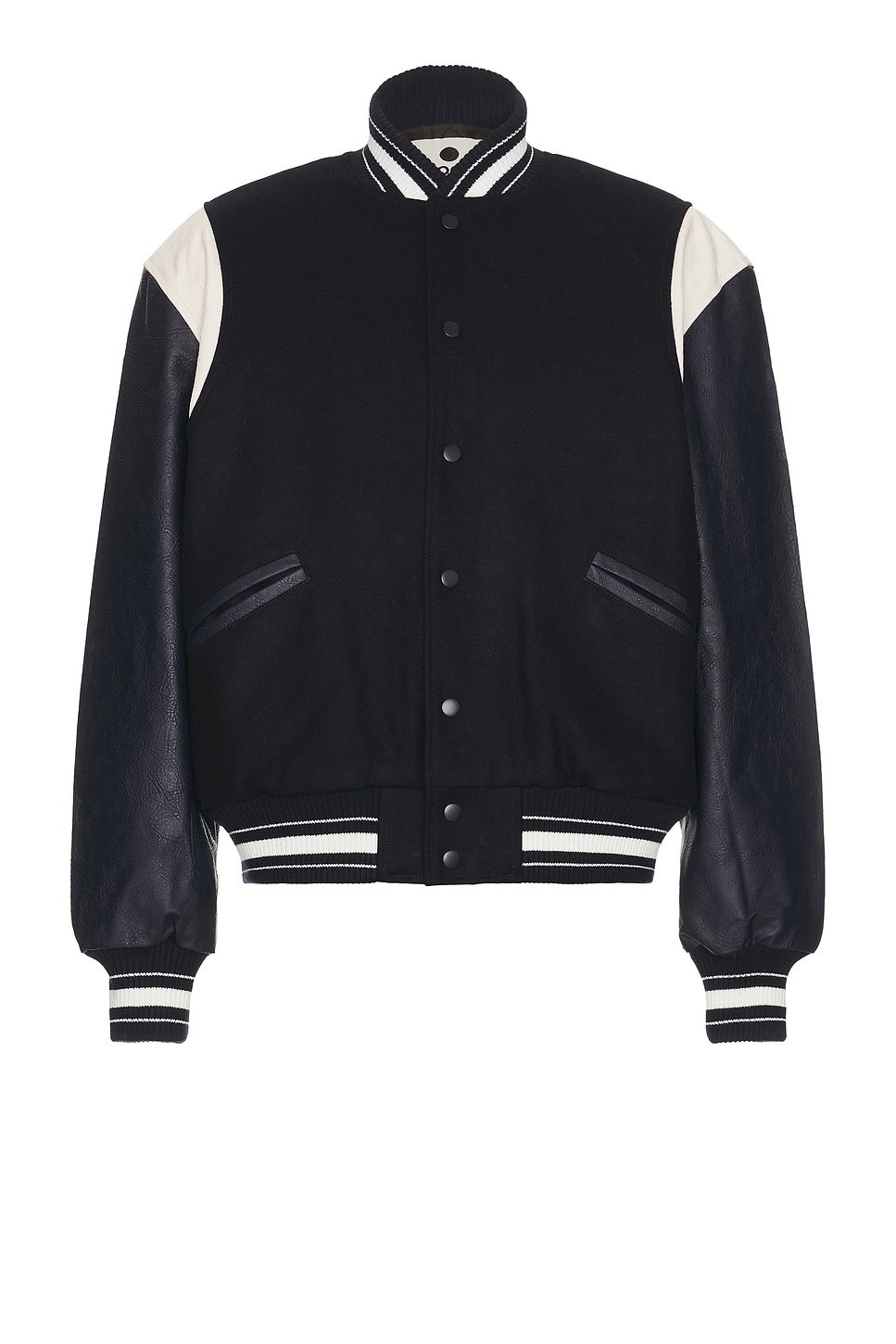 Noon Goons Sayonara Varsity Jacket in Dark Navy REVOLVE