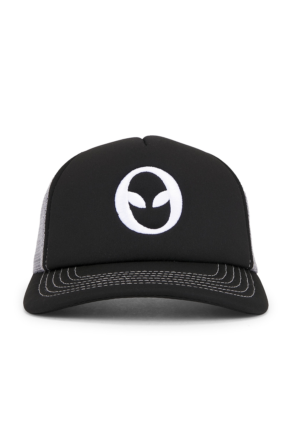 [NO PROBLEMO] ALIEN-O TRUCKER CAP ★大人気★ No Problemo Alien-O Trucker Cap in Black | REVOLVE