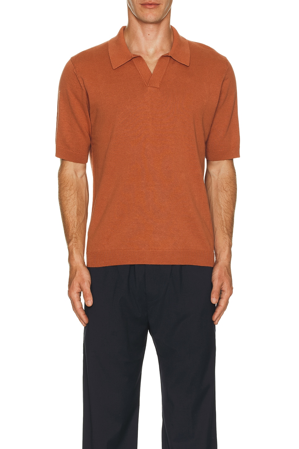 Tシャツ・カットソー Norse Projects SS25 Leif Cotton Linen Polo (N45 0502 3043) Leif Cotton Linen Polo