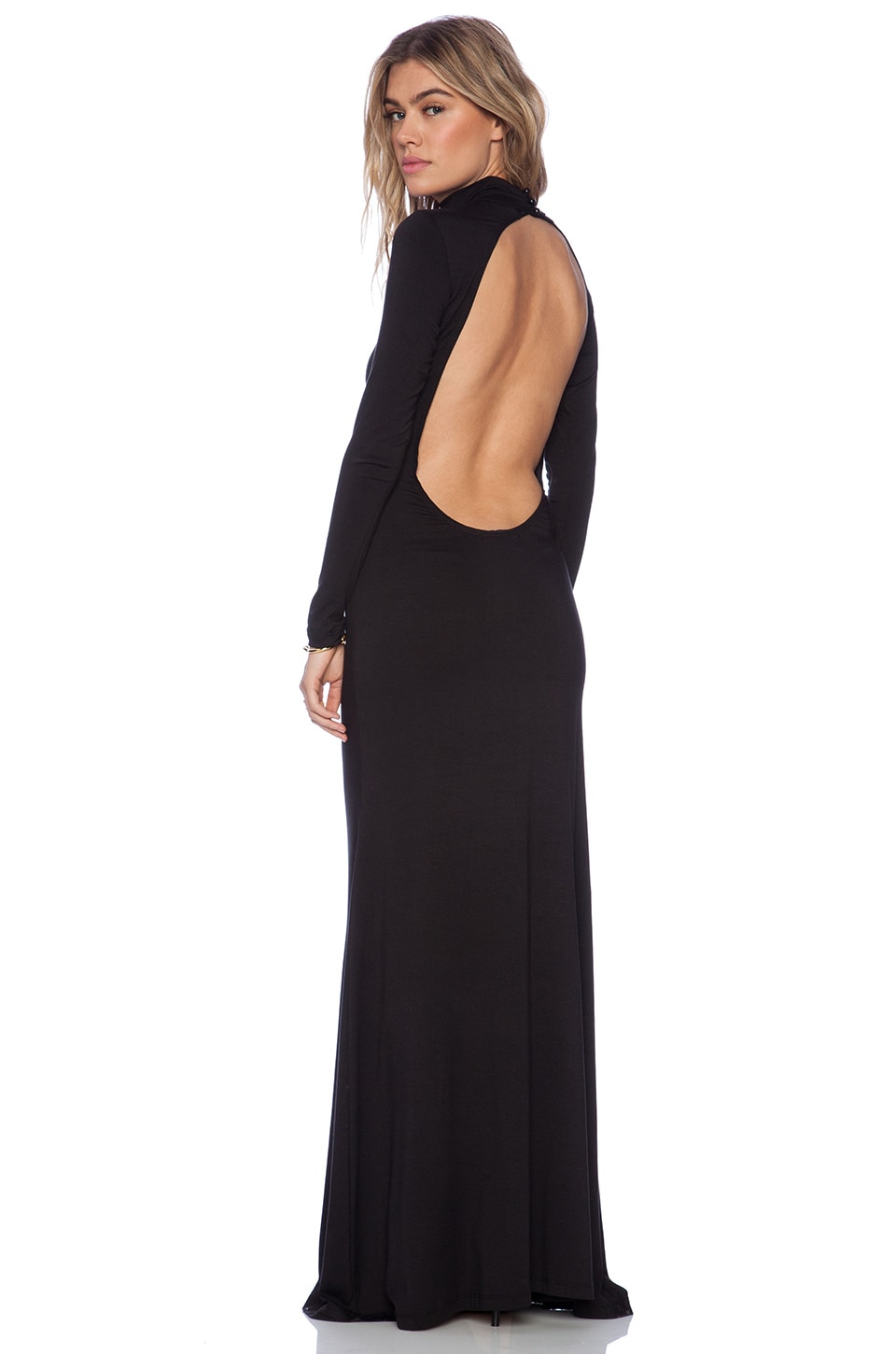revolve black maxi dress
