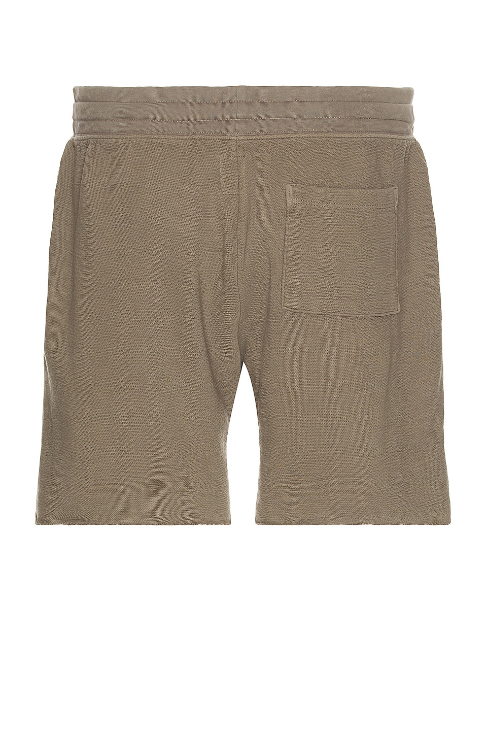 NSF Slim Cut Off Shorts in Earth