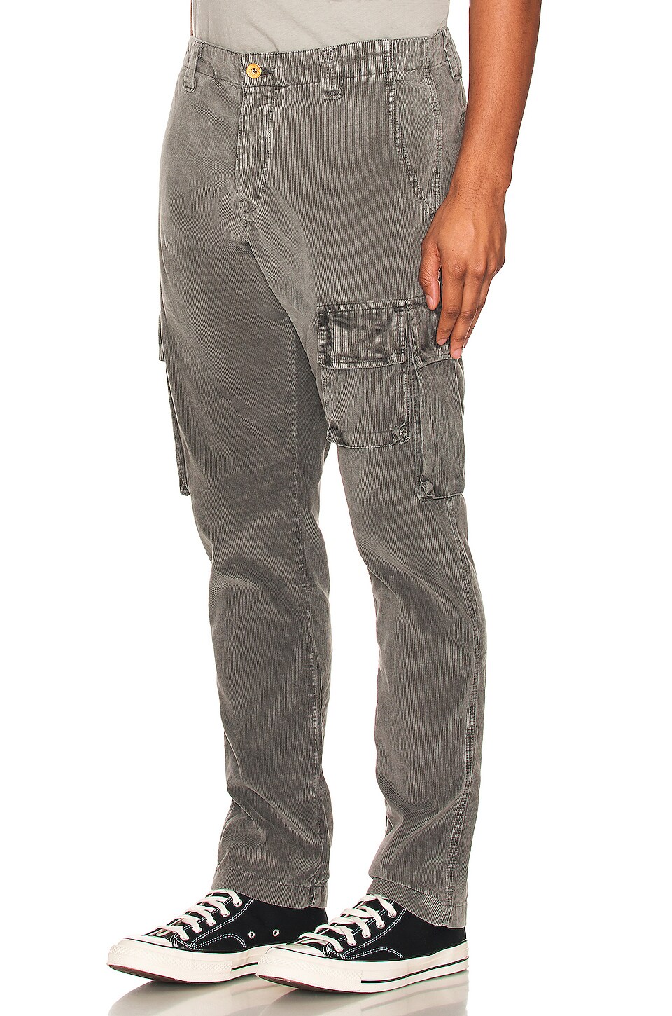 NSF Slim Utility Cargo Pant in Pigment Black