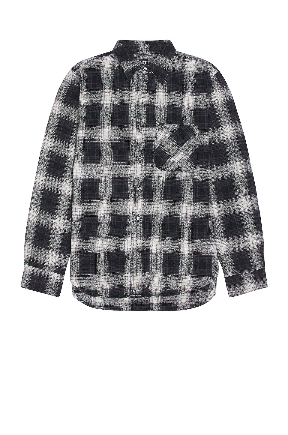 NSF Slim Work Shirt in Grey Plaid