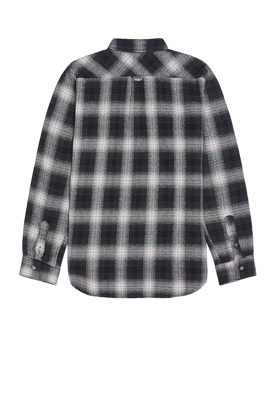 NSF Slim Work Shirt in Grey Plaid
