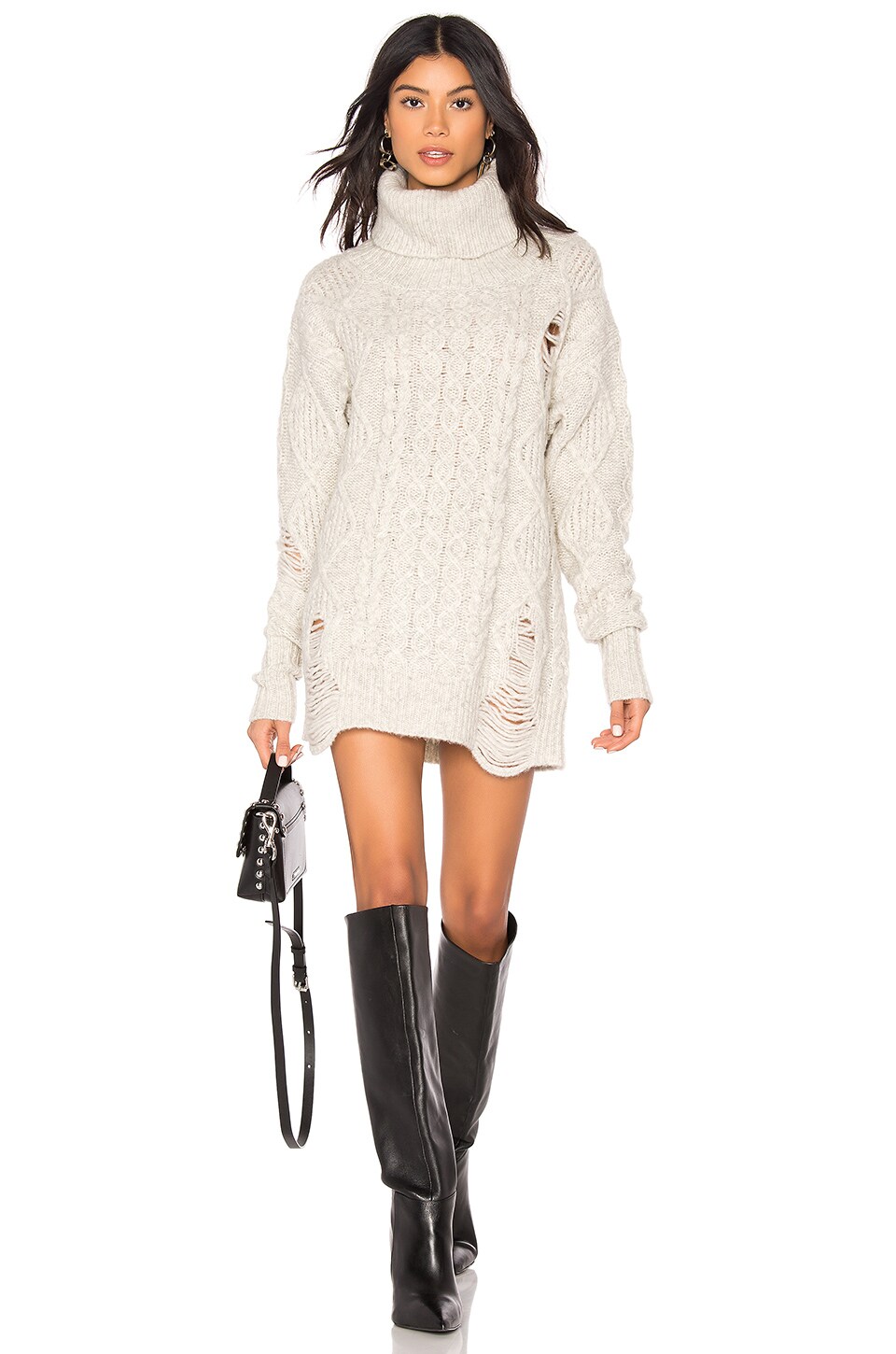 midi knitted jumper dress