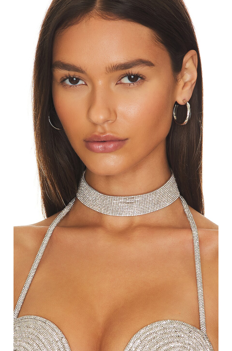 Nue Studio Charlotte Choker in Crystal