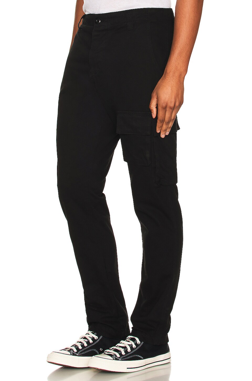 NSF Slim Utility Pant in Black