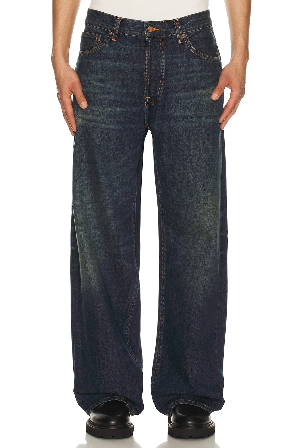 Nudie Jeans Loud Larry Jeans in Dirt Wash | REVOLVE