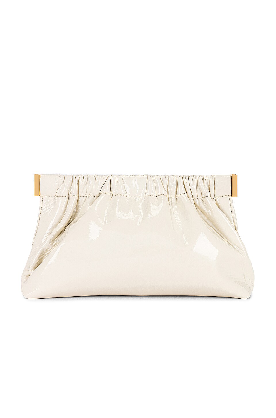 Nanushka The Bar Clutch Mini in Creme