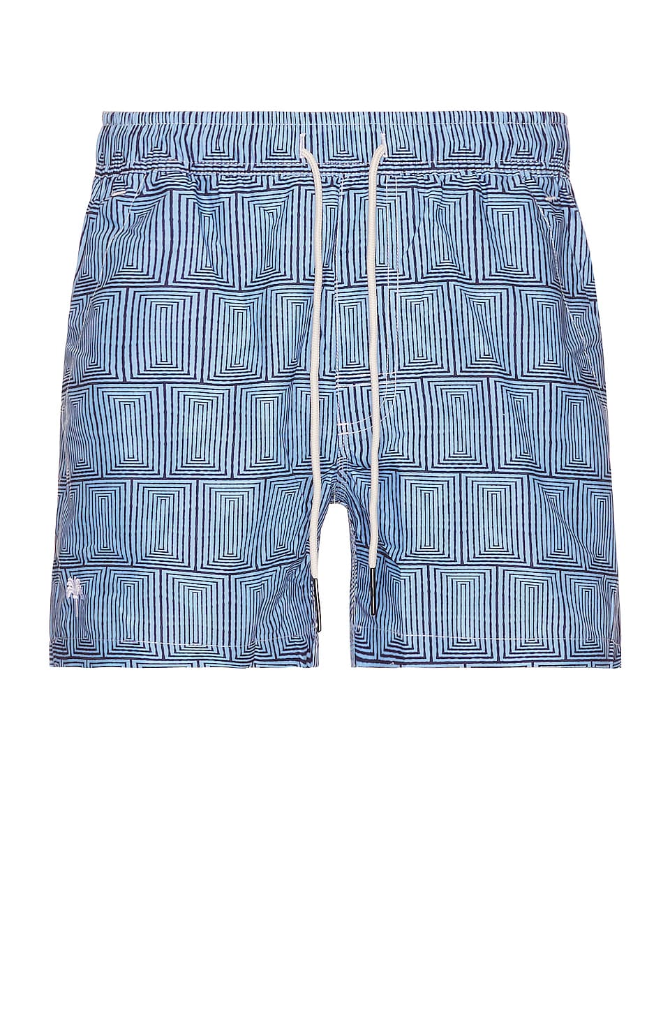OAS Indigo Frame Swim Shorts in Blue