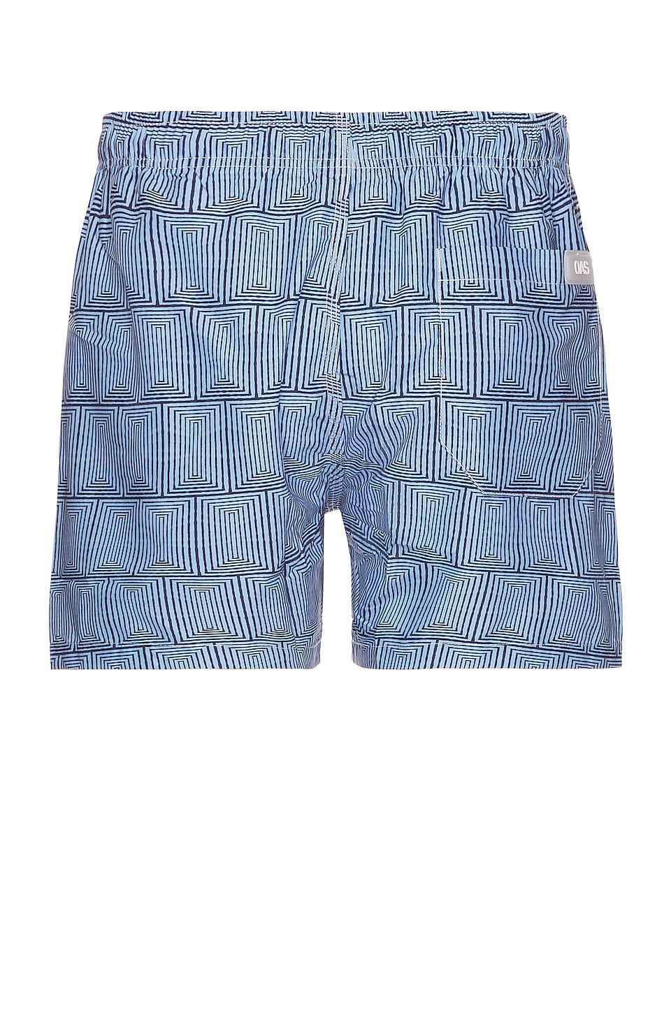 OAS Indigo Frame Swim Shorts in Blue