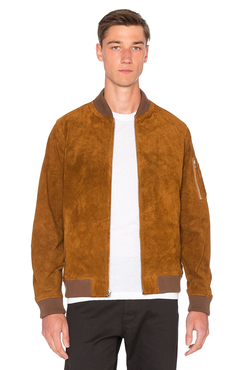 Style Men: Men's Cognac Orange Brown Color Jacket