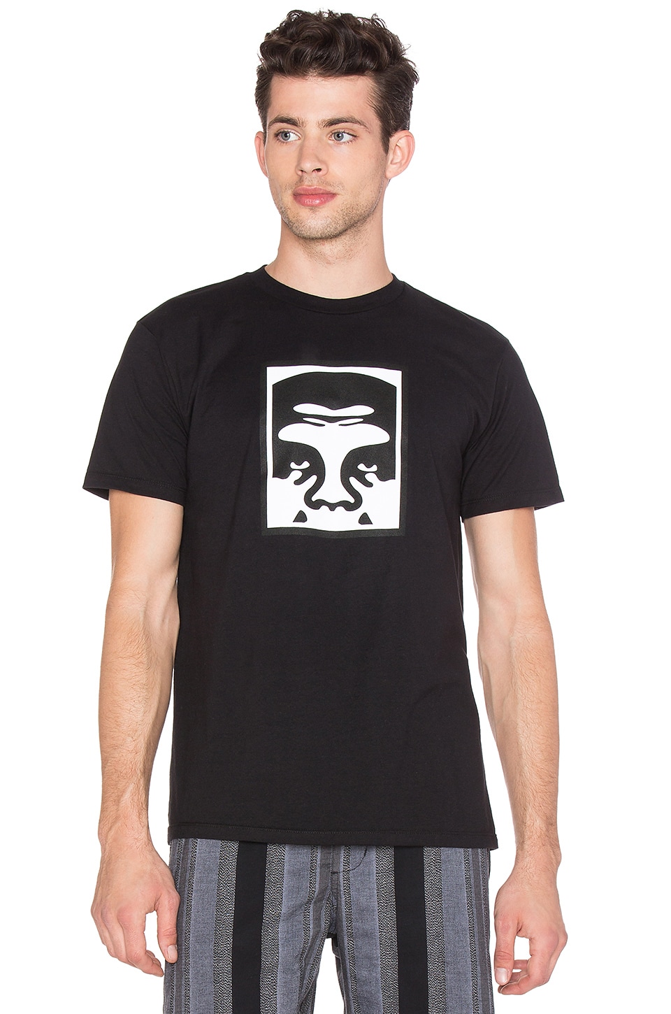 Obey Half Face Icon Premium in Black | REVOLVE