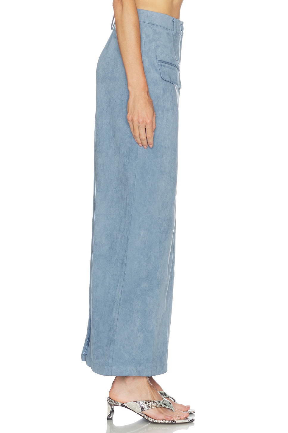 Odd Muse Faux Suede Maxi Skirt
