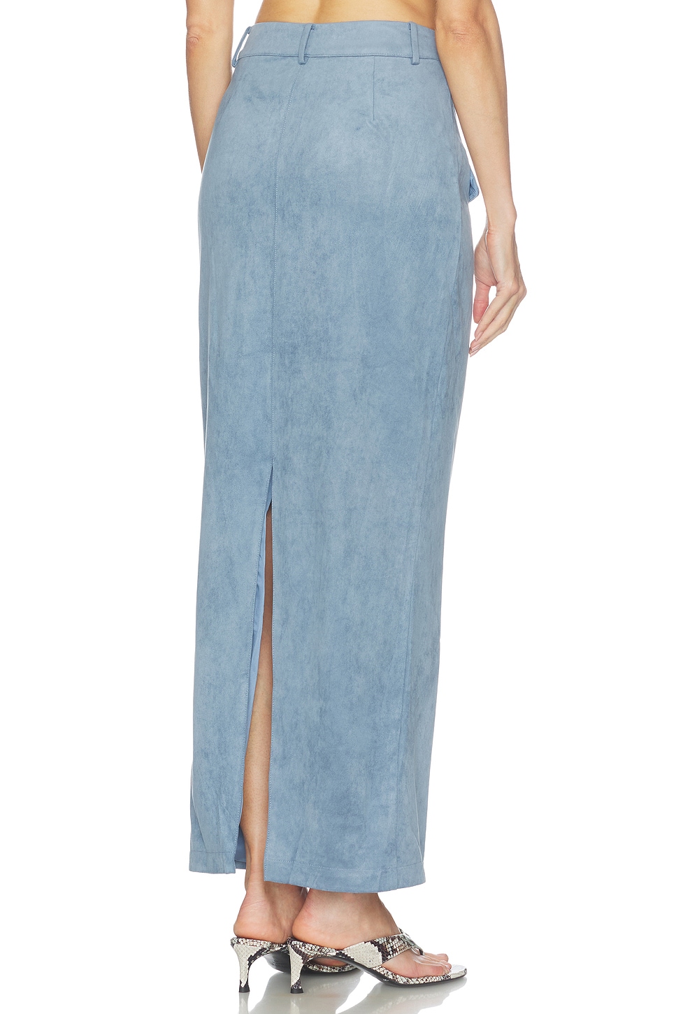 Odd Muse Faux Suede Maxi Skirt
