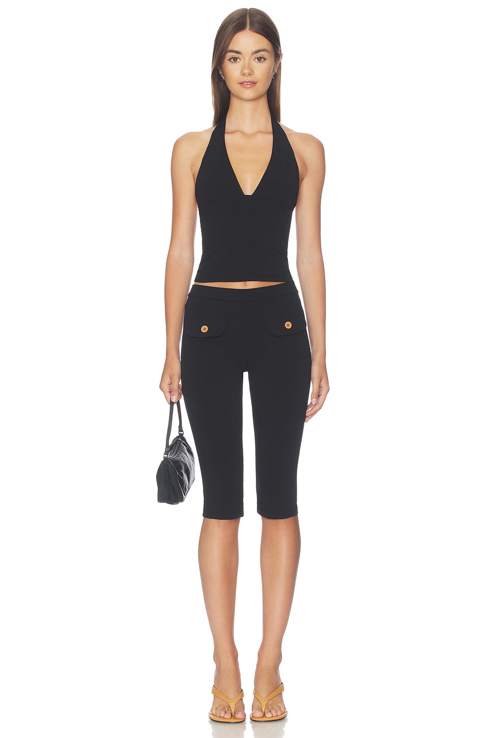 Oddli Halter Top in Black | REVOLVE