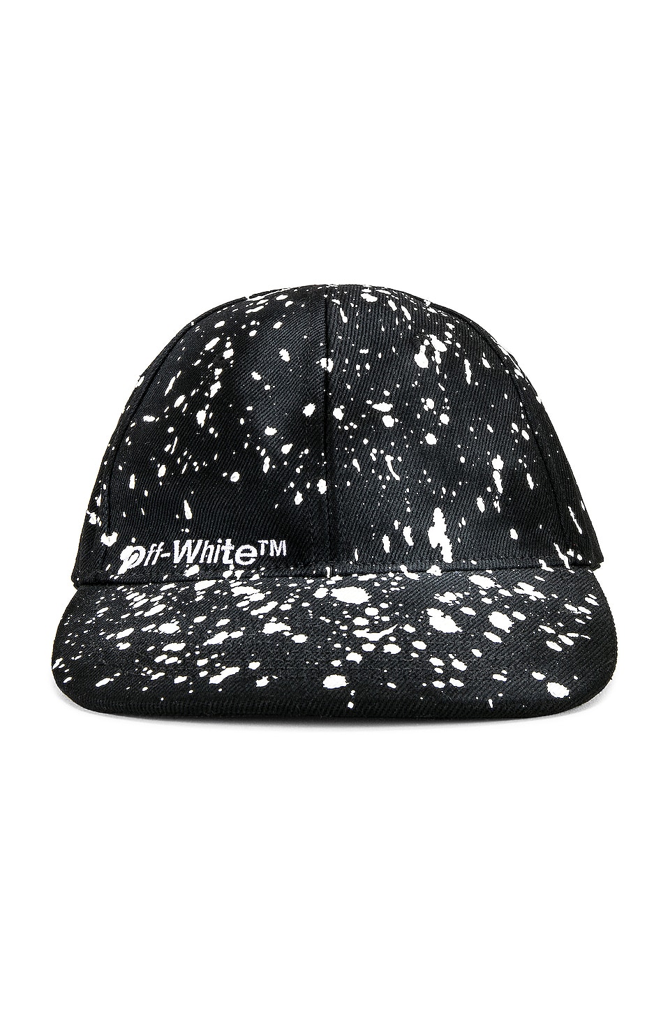 OFFWHITE Bounce Paint Baseball Cap in Black & White REVOLVE