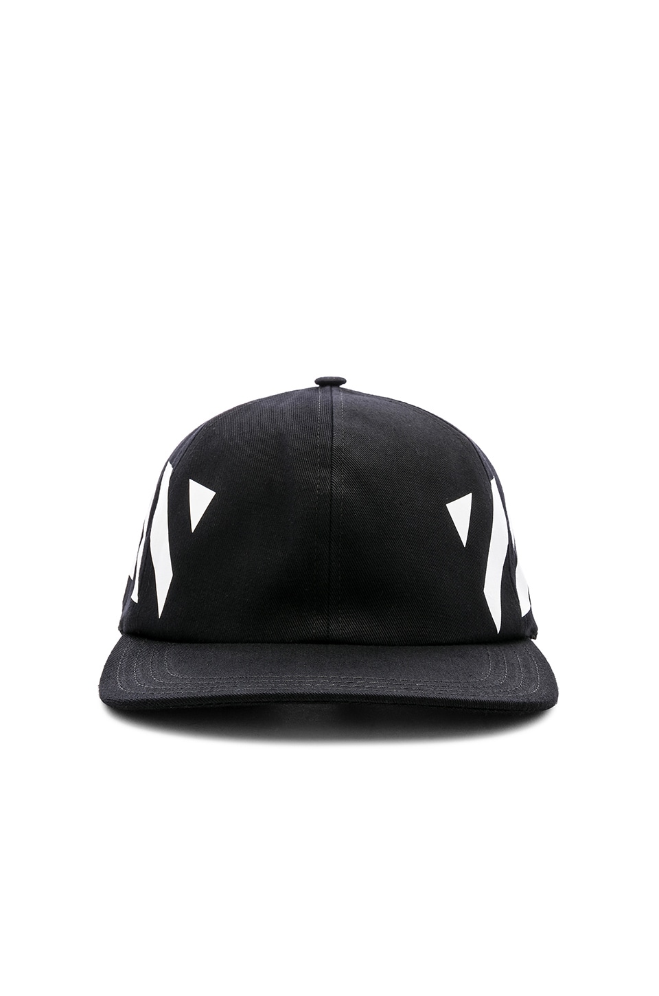 off white diagonal hat