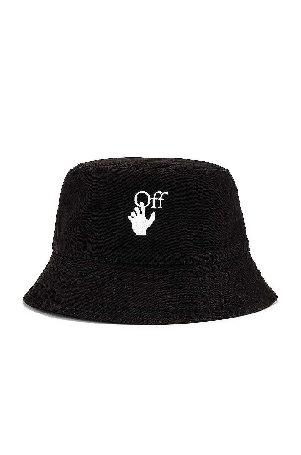 OFF-WHITE Hand Off Bucket Hat in Black | REVOLVE