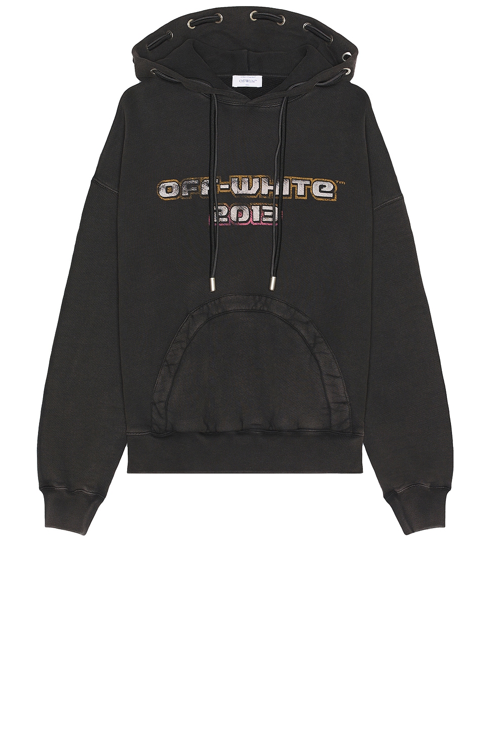 OFF-WHITE On The Go Moon Skate Hoodie in Black