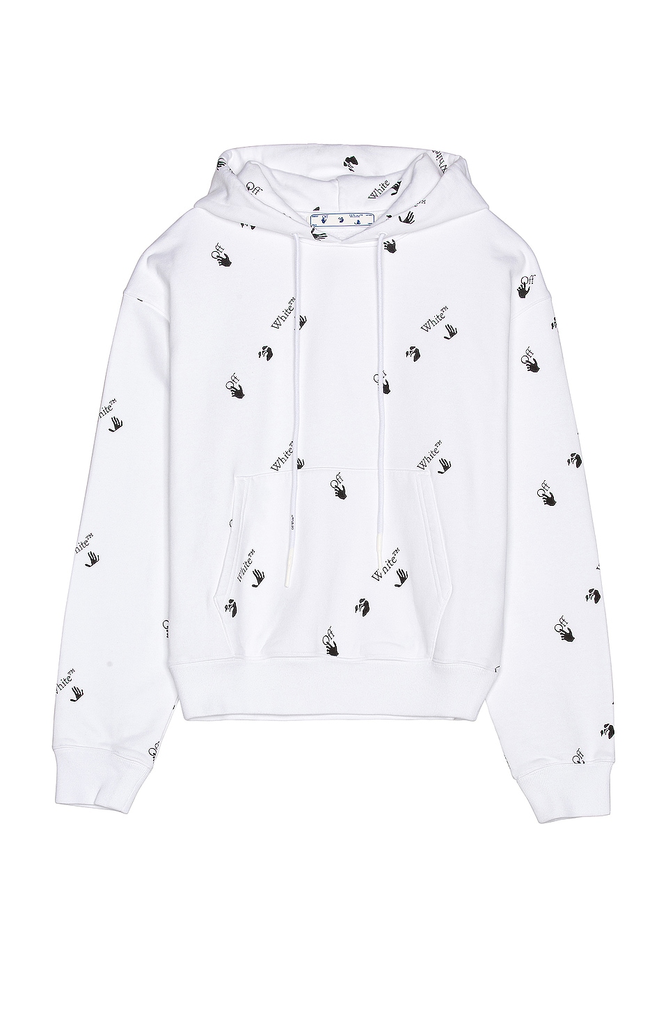 off white all over hoodie