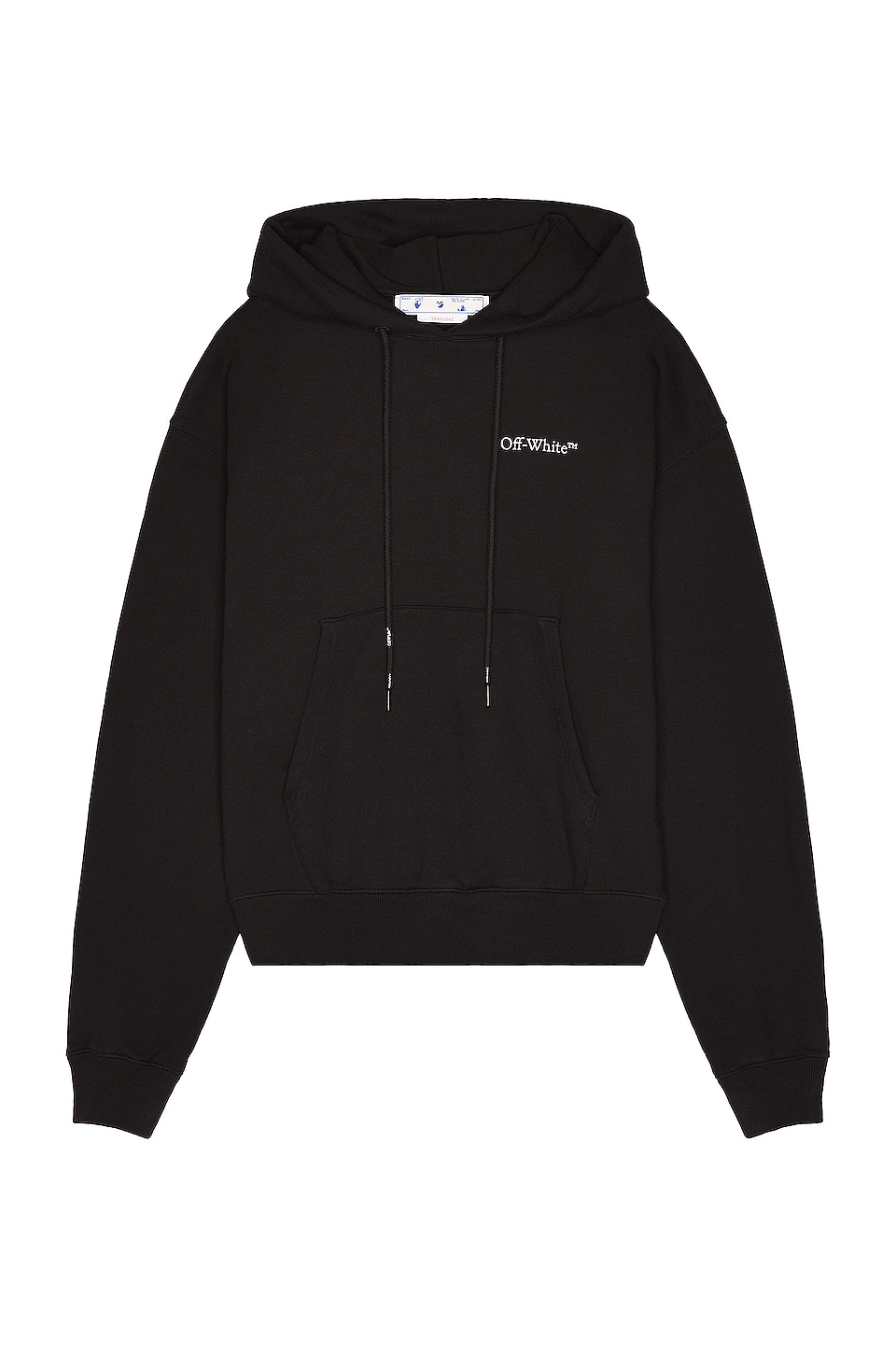 OFF-WHITE Caravaggio Crowning Over Hoodie in Black & White