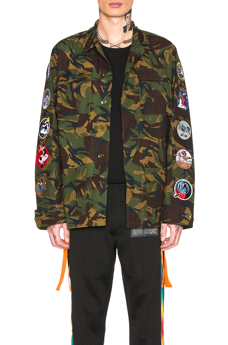 新品入荷 offwhite field jacket フィールド オフホワイトフィールド